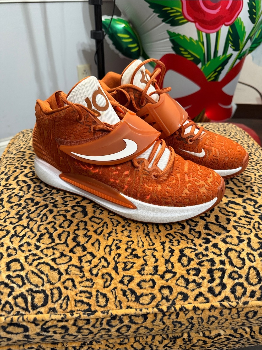 Nike Zoom Orange KD 4Texas Basketball Shoes